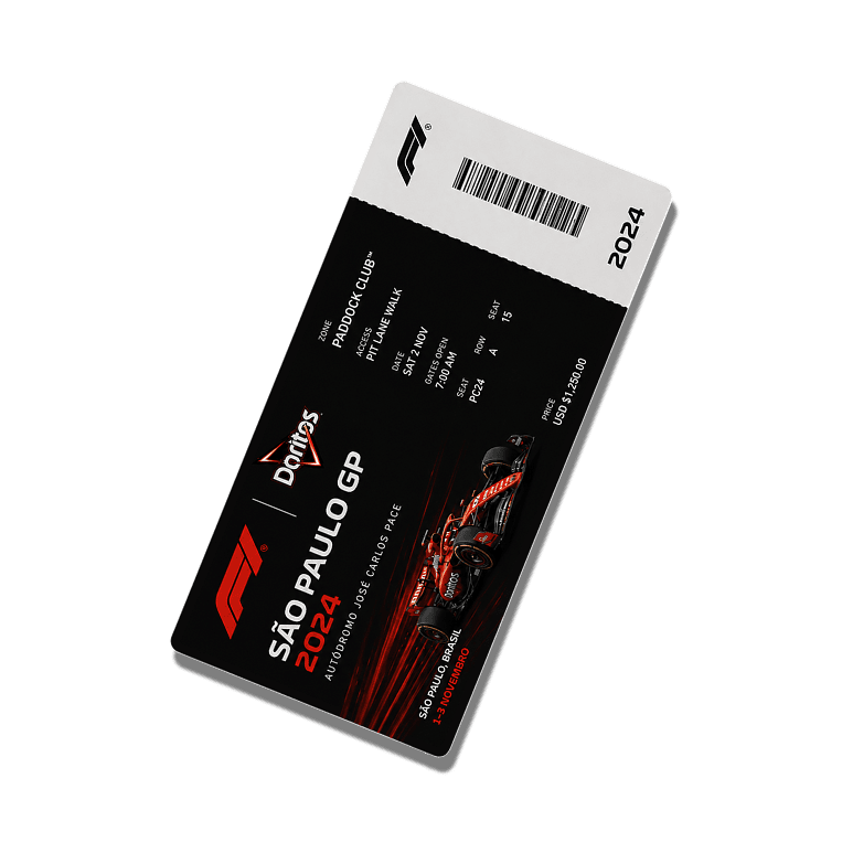 Ingresso para o GP de São Paulo de F1